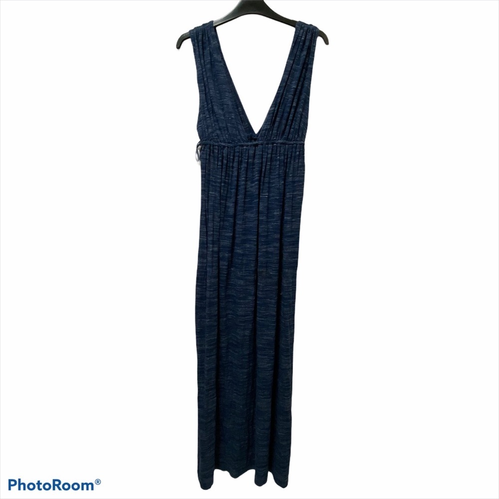 Anthropologie Silence+Noise Navy Heather Maxi Tank Dress